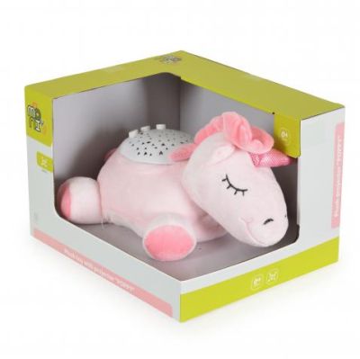 Плюшена нощна лампа с проектор Poppy