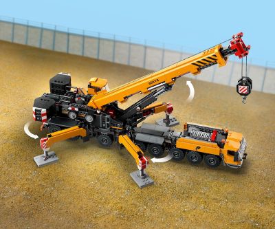 Конструктор LEGO City 60409 Жълт подвижен строителен кран