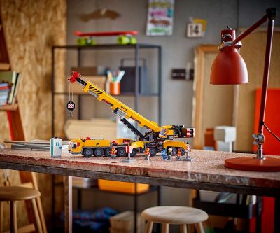 Конструктор LEGO City 60409 Жълт подвижен строителен кран