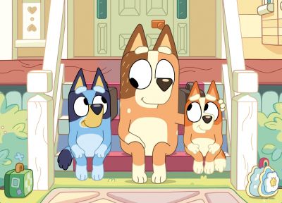 Двулицев пъзел Bluey 24 части Lisciani 99559