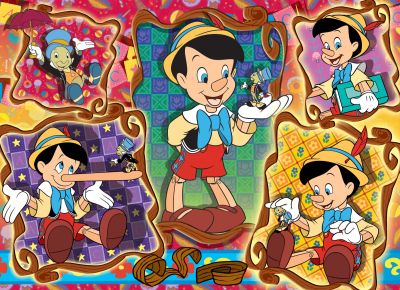 Двулицев пъзел Пинокио 108 части Lisciani 31757