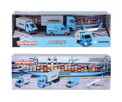 Комплект метални колички Maersk Majorette 212057290