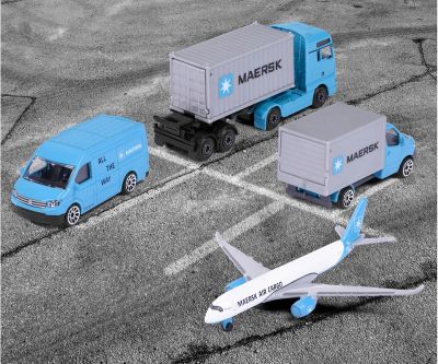 Комплект метални колички Maersk Majorette 212057290