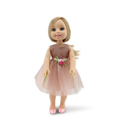 Кукла с рокля Fairy Doll пудра 1502-1