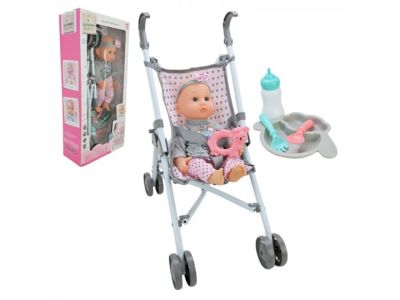 Кукла Tutu Baby с количка и аксесоари