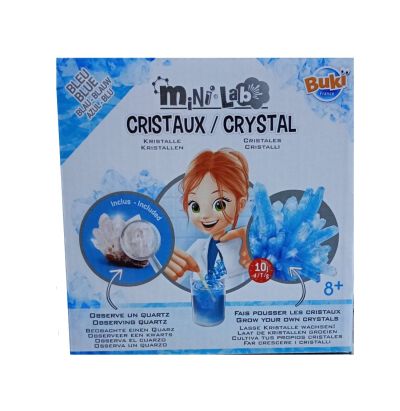 Мини лаборатория Buki Mini Lab - Кристали – сини BK3006