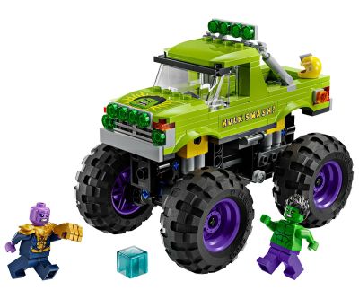 Конструктор LEGO Marvel 76312 Камионът на Хълк срещу Танос