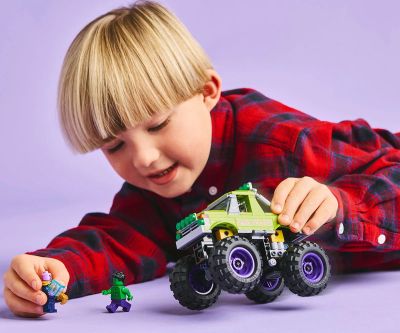 Конструктор LEGO Marvel 76312 Камионът на Хълк срещу Танос