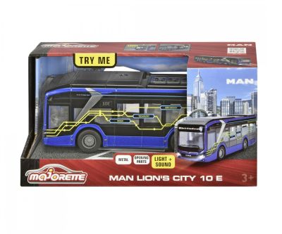Метален автобус MAN Lion's City 10 със звук и светлина Majorette 213743008