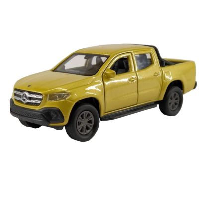 Метална кола Mercedes-Benz X-Class Welly 1:36 жълт