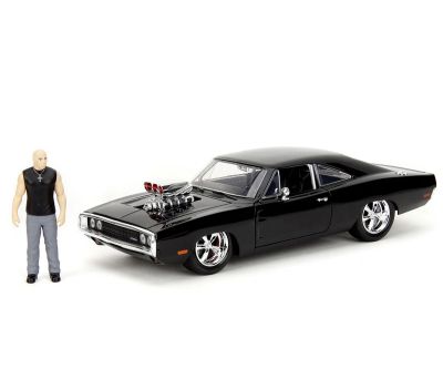 Метален автомобил Dodge Charger с фигурка Dom Fast & Furious 1:24 Jada 253205006 