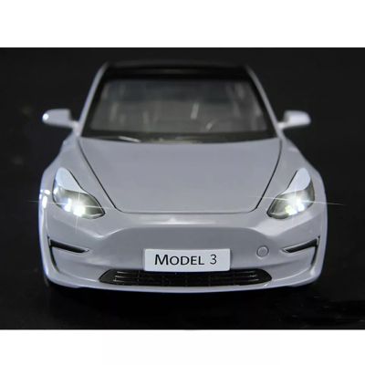 Метален автомобил Tesla Model 3 със звук и светлини 1/24 