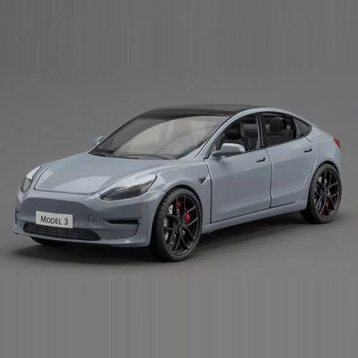 Метален автомобил Tesla Model 3 със звук и светлини 1/24 