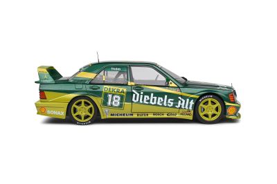 Метален автомобил Mercedes-Benz 190 EVO II DTM 1992 SOLIDO 1:18 - 1801009