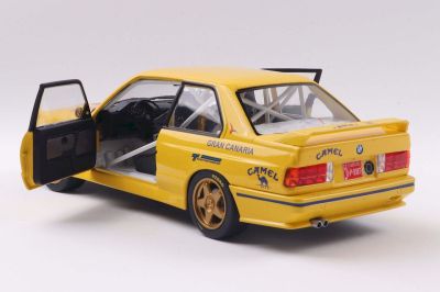 Метален автомобил BMW E30 M3 GR.A YELLOW #1 SOLIDO 1:18 - 1801528 