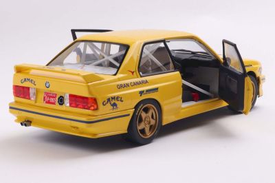 Метален автомобил BMW E30 M3 GR.A YELLOW #1 SOLIDO 1:18 - 1801528 