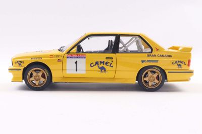 Метален автомобил BMW E30 M3 GR.A YELLOW #1 SOLIDO 1:18 - 1801528 
