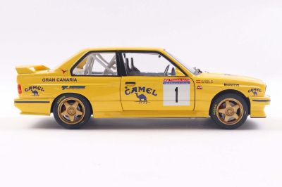 Метален автомобил BMW E30 M3 GR.A YELLOW #1 SOLIDO 1:18 - 1801528 