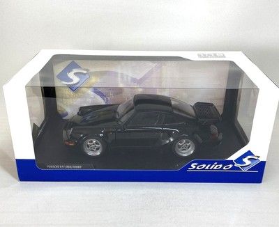 Метален автомобил Porsche 911 Turbo 3.6 Black 1993 SOLIDO 1:18 - 1803404 