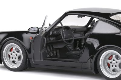 Метален автомобил Porsche 911 Turbo 3.6 Black 1993 SOLIDO 1:18 - 1803404 
