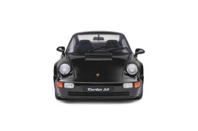 Метален автомобил Porsche 911 Turbo 3.6 Black 1993 SOLIDO 1:18 - 1803404 