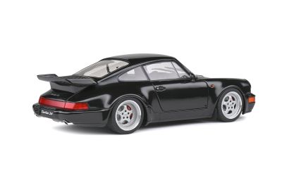 Метален автомобил Porsche 911 Turbo 3.6 Black 1993 SOLIDO 1:18 - 1803404 