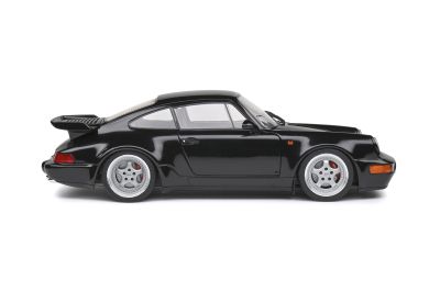 Метален автомобил Porsche 911 Turbo 3.6 Black 1993 SOLIDO 1:18 - 1803404 