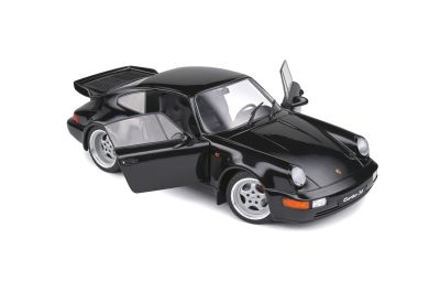 Метален автомобил Porsche 911 Turbo 3.6 Black 1993 SOLIDO 1:18 - 1803404 
