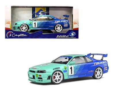 Метален автомобил Nissan Skyline GT-R JGTC 2001 1999 SOLIDO 1:18 - 1804304 