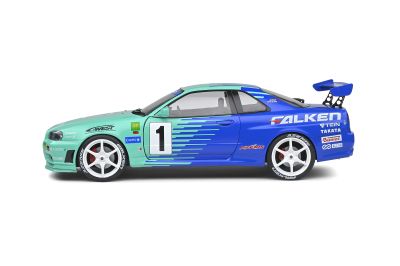 Метален автомобил Nissan Skyline GT-R JGTC 2001 1999 SOLIDO 1:18 - 1804304 