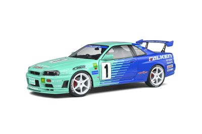Метален автомобил Nissan Skyline GT-R JGTC 2001 1999 SOLIDO 1:18 - 1804304 