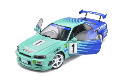 Метален автомобил Nissan Skyline GT-R JGTC 2001 1999 SOLIDO 1:18 - 1804304 