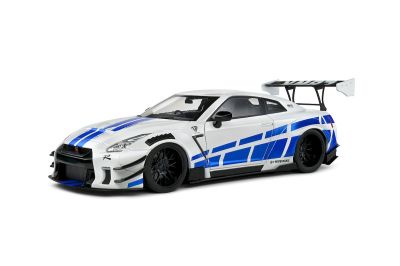 Метален автомобил Nissan GT-R R35 Liberty Walk Body Kit 2.0 2024 SOLIDO 1:18 - 1805816