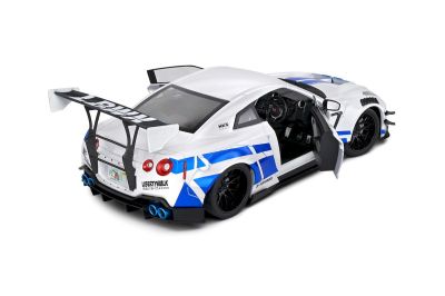 Метален автомобил Nissan GT-R R35 Liberty Walk Body Kit 2.0 2024 SOLIDO 1:18 - 1805816