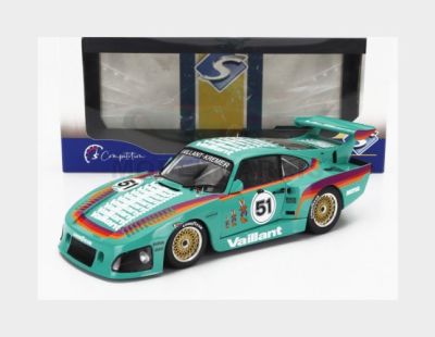 Метален автомобил Porsche 935 K3 #51 Vaillant Green 1977 SOLIDO 1:18 - 1807205