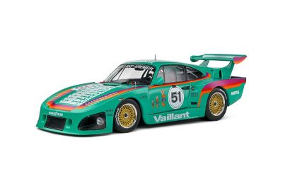 Метален автомобил Porsche 935 K3 #51 Vaillant Green 1977 SOLIDO 1:18 - 1807205