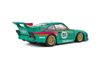 Метален автомобил Porsche 935 K3 #51 Vaillant Green 1977 SOLIDO 1:18 - 1807205