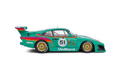 Метален автомобил Porsche 935 K3 #51 Vaillant Green 1977 SOLIDO 1:18 - 1807205