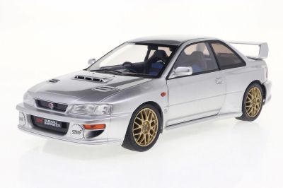 Метален автомобил SUBARU IMPREZA 22B SILVER 1998 SOLIDO 1:18 - 1807408