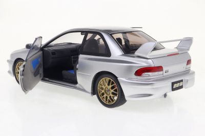 Метален автомобил SUBARU IMPREZA 22B SILVER 1998 SOLIDO 1:18 - 1807408