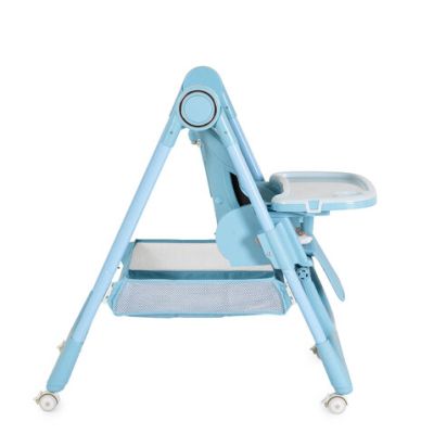 Детски стол за хранене с подарък Surprise син