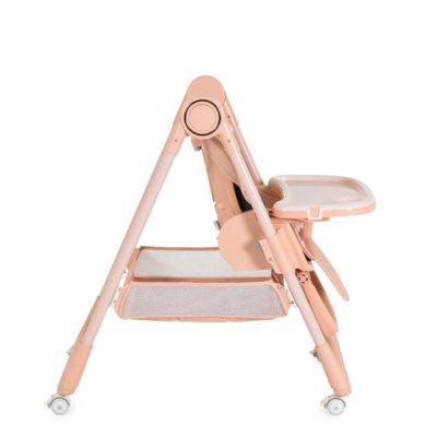 Детски стол за хранене с подарък Surprise розов