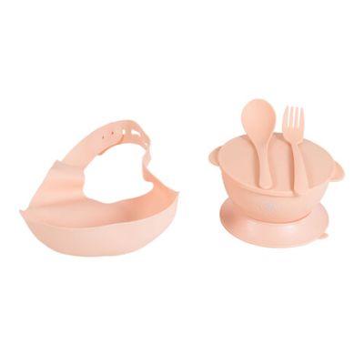 Детски стол за хранене с подарък Surprise розов