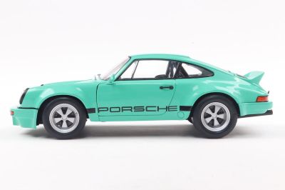 Метален автомобил PORSCHE 911 IROC MINT GREEN 1974 SOLIDO 1:18 - 1810705 