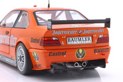 Метална кола BMW 325i Coupe E36 DTM Jagermeister #9 1993 WERK83 W1800701 - 1:18