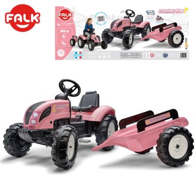Детски трактор с ремарке и педали Falk F1058AB