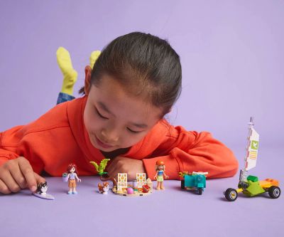 Конструктор LEGO Friends 42641 Сърфиращи кучета и приключване със скутер