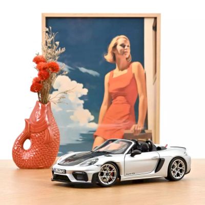 Метална кола Porsche 718 Spyder RS 2023 Norev 1:18 - 187270