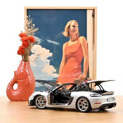 Метална кола Porsche 718 Spyder RS 2023 Norev 1:18 - 187270