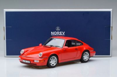 Метална кола Porsche 911 Carrera 2 1990 Norev 1:18 - 187320